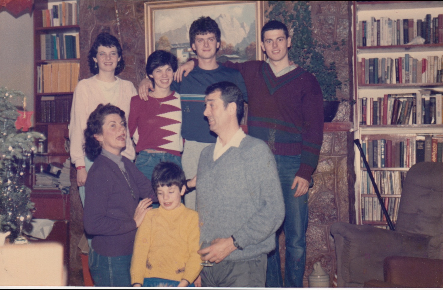 Back row: Shannon, me, Stephen, ShenleyFront row: Mom, Spencer, Dad