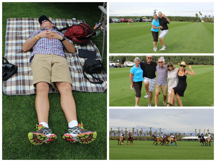 And on Sunday, we all enjoyed the Polo. 